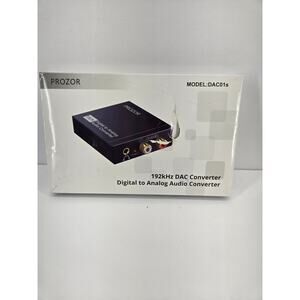 PROZOR 192kHz Digital To Analog Audio Converter DAC SPDIF Optical